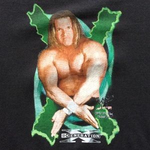 90s WWF Triple H Wrestling T-Shirt Size XL
